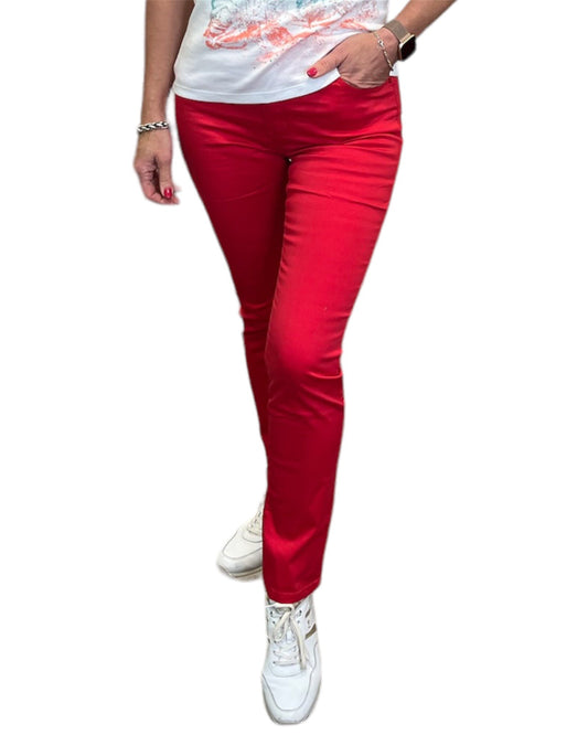 Red Cotton Trousers