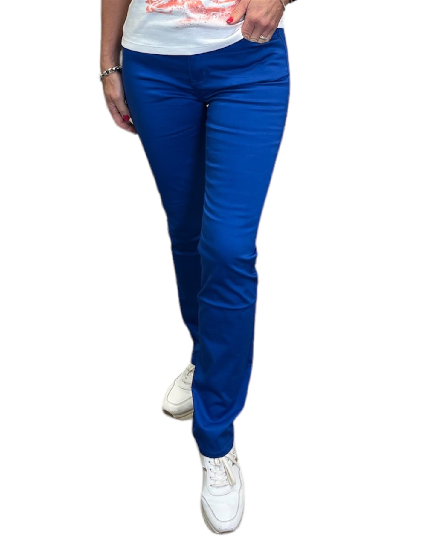 Royal Blue Cotton Trousers