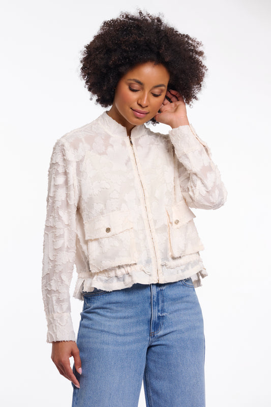 Snow White Zip Jacket