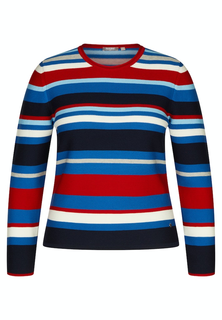 Rabe Red & Blue Striped Pullover
