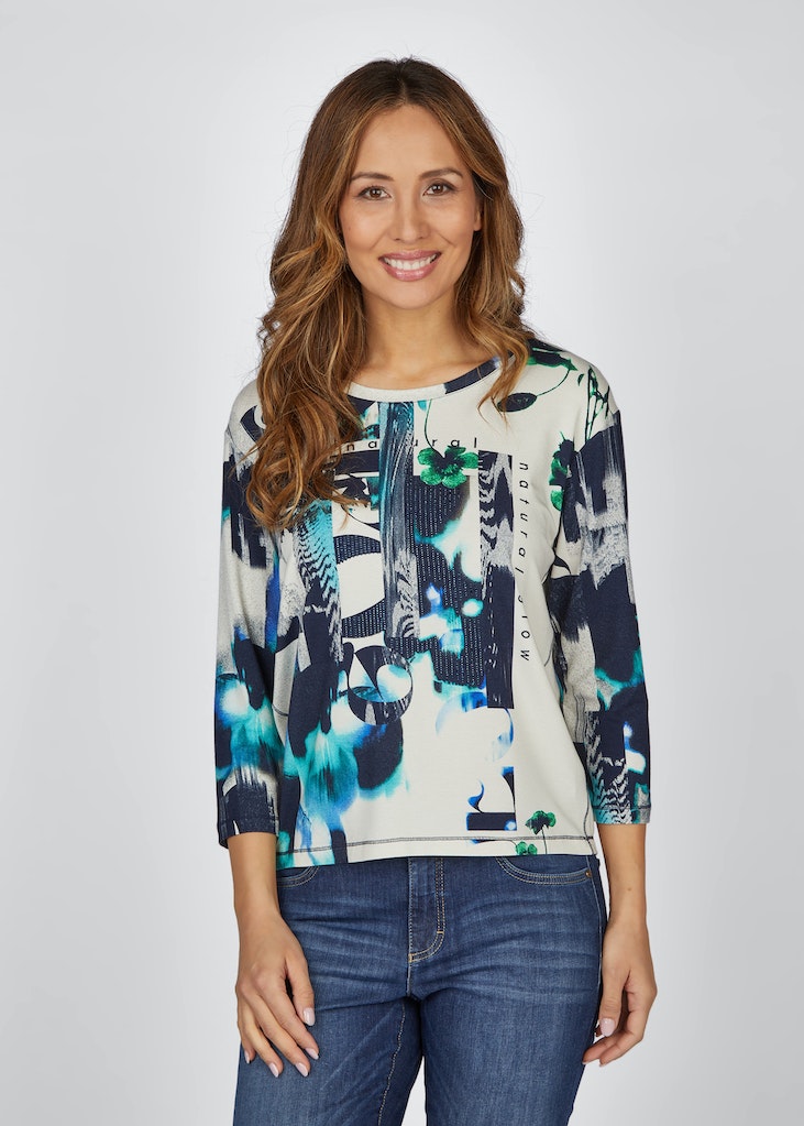 Rabe Abstract Print Top