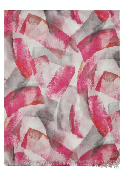 Rabe Pink Abstract Scarf
