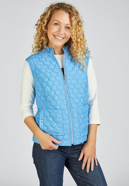 Rabe Light Blue Quilted Gilet