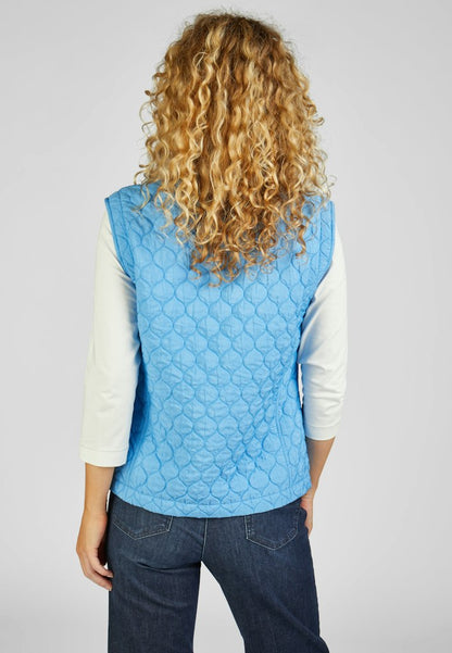 Rabe Light Blue Quilted Gilet