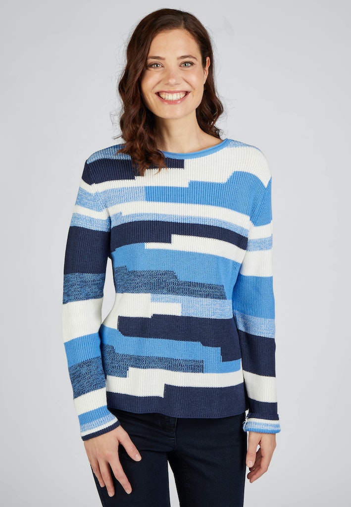 Rabe Abstract Stripe Sweater