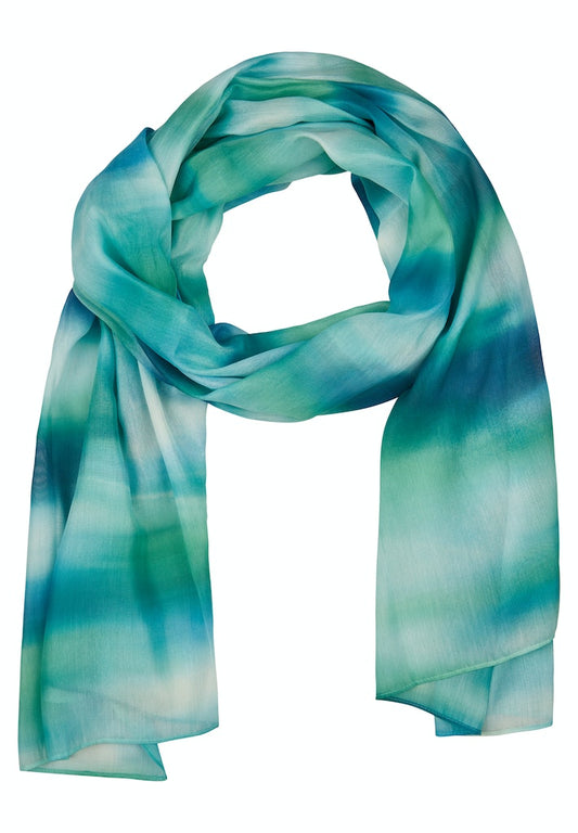 Rabe Green Abstract Scarf