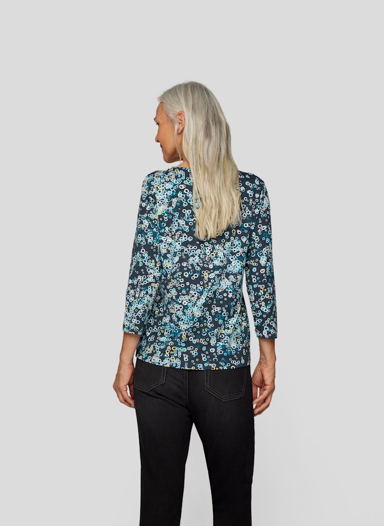 Rabe Abstract Circle Print Top