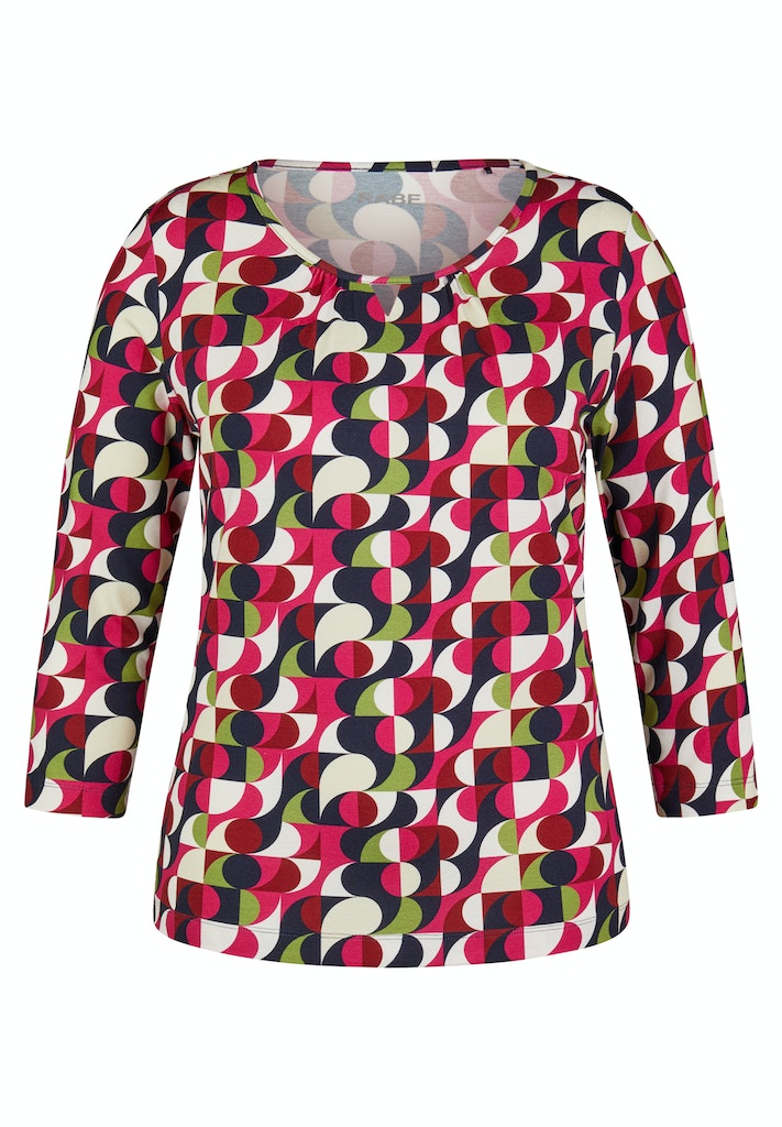 Rabe Ruby Geometric Print Top