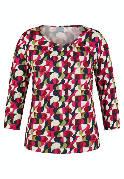 Rabe Ruby Geometric Print Top