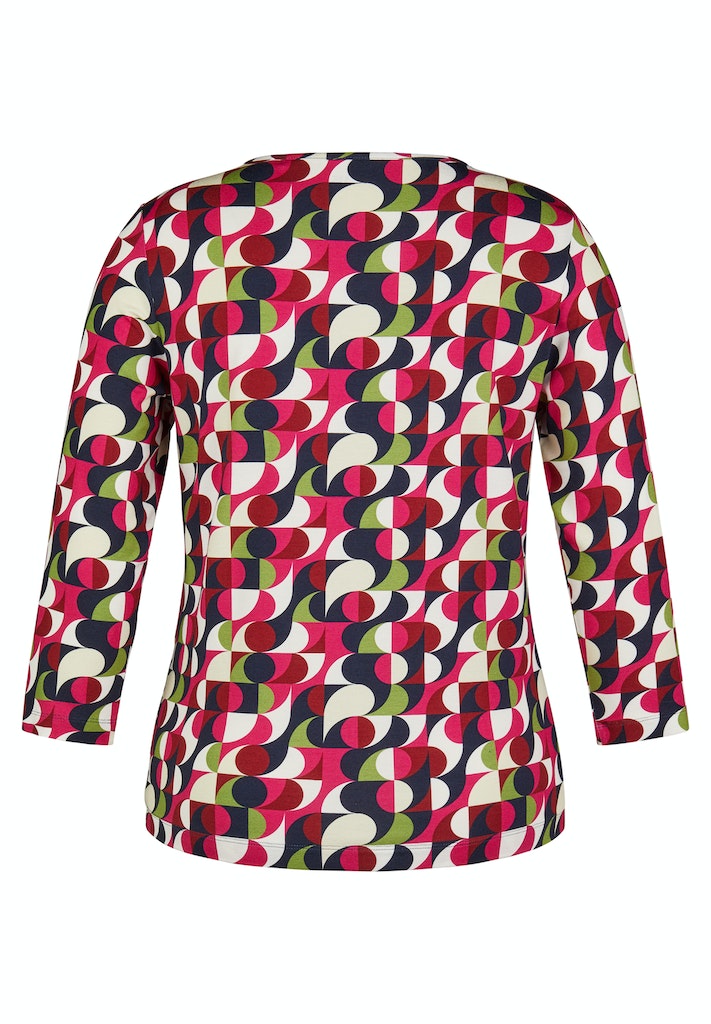 Rabe Ruby Geometric Print Top