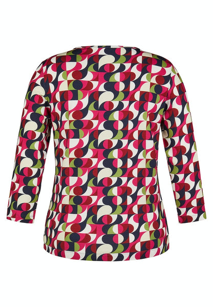 Rabe Ruby Geometric Print Top