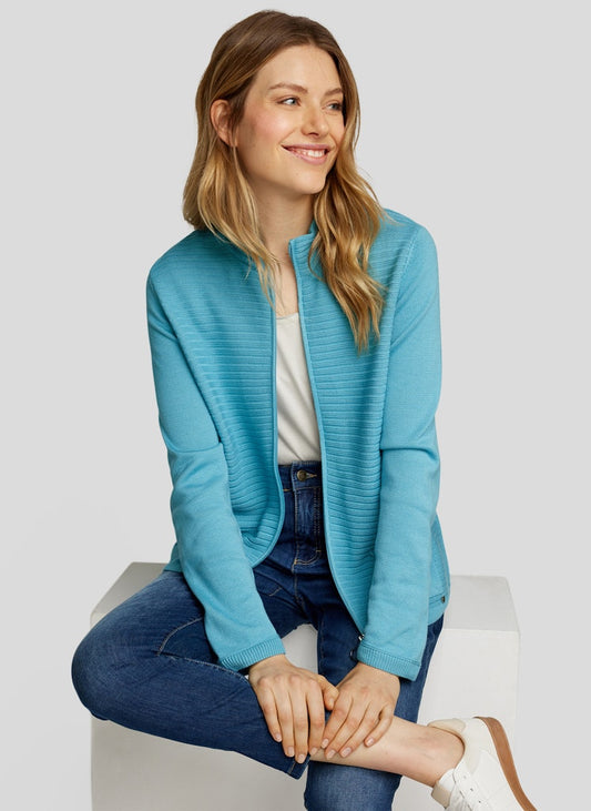 Rabe Peacock Blue Cardigan