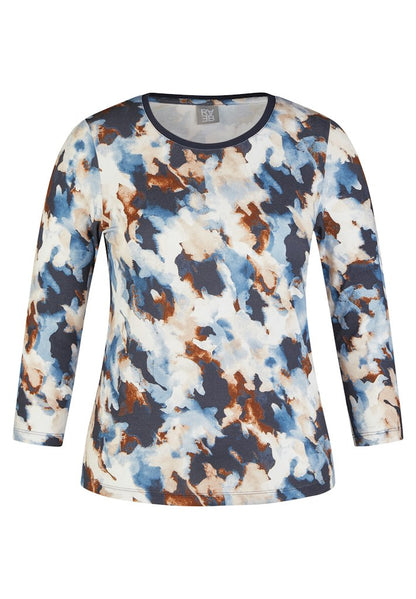 Rabe Abstract Print Top