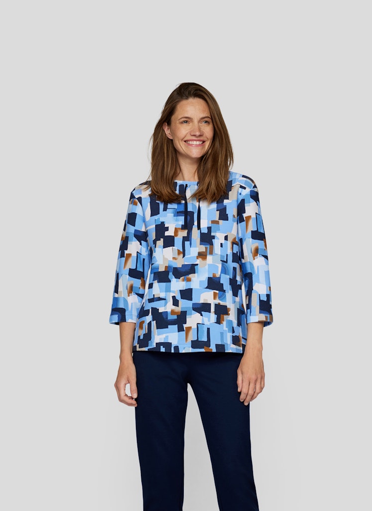 Rabe Blue Abstract Print sweatshirt