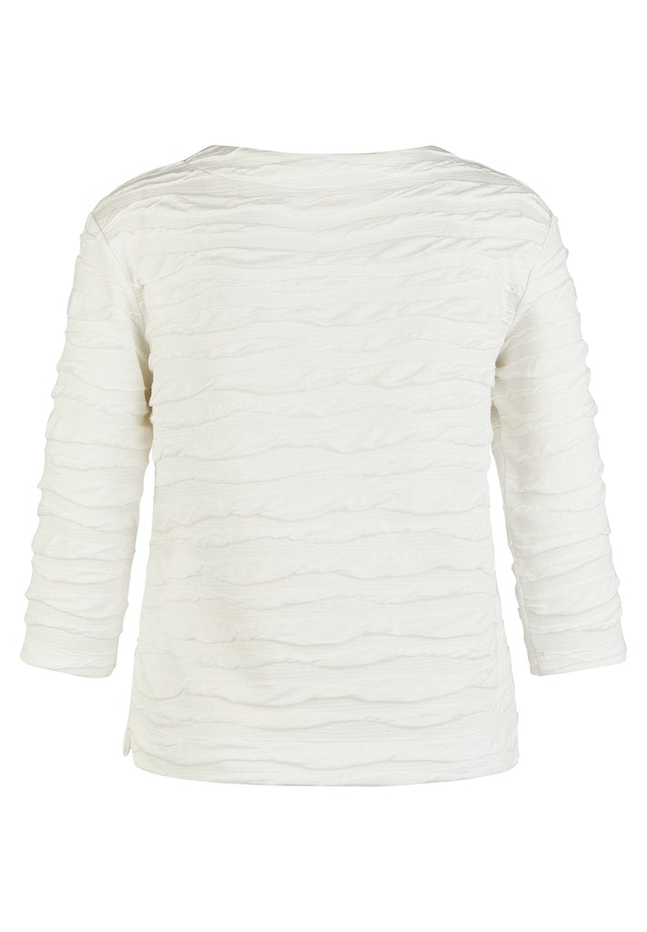 Rabe Cream Wrinkle Top