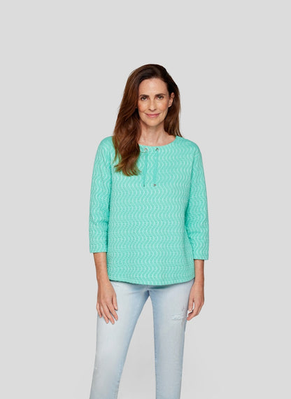 Rabe Green Drawstring Top