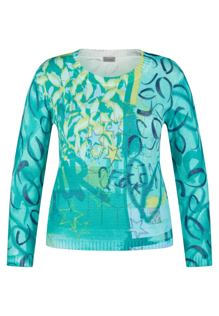 Rabe Green Mix Print Pullover