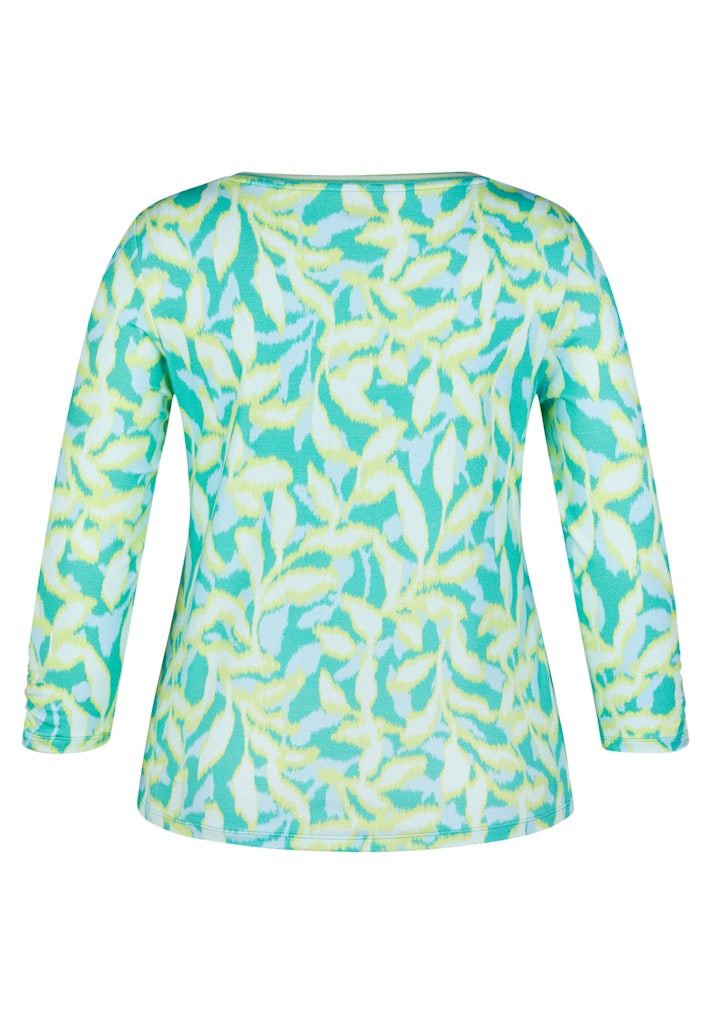 Rabe Green Abstract Print Top