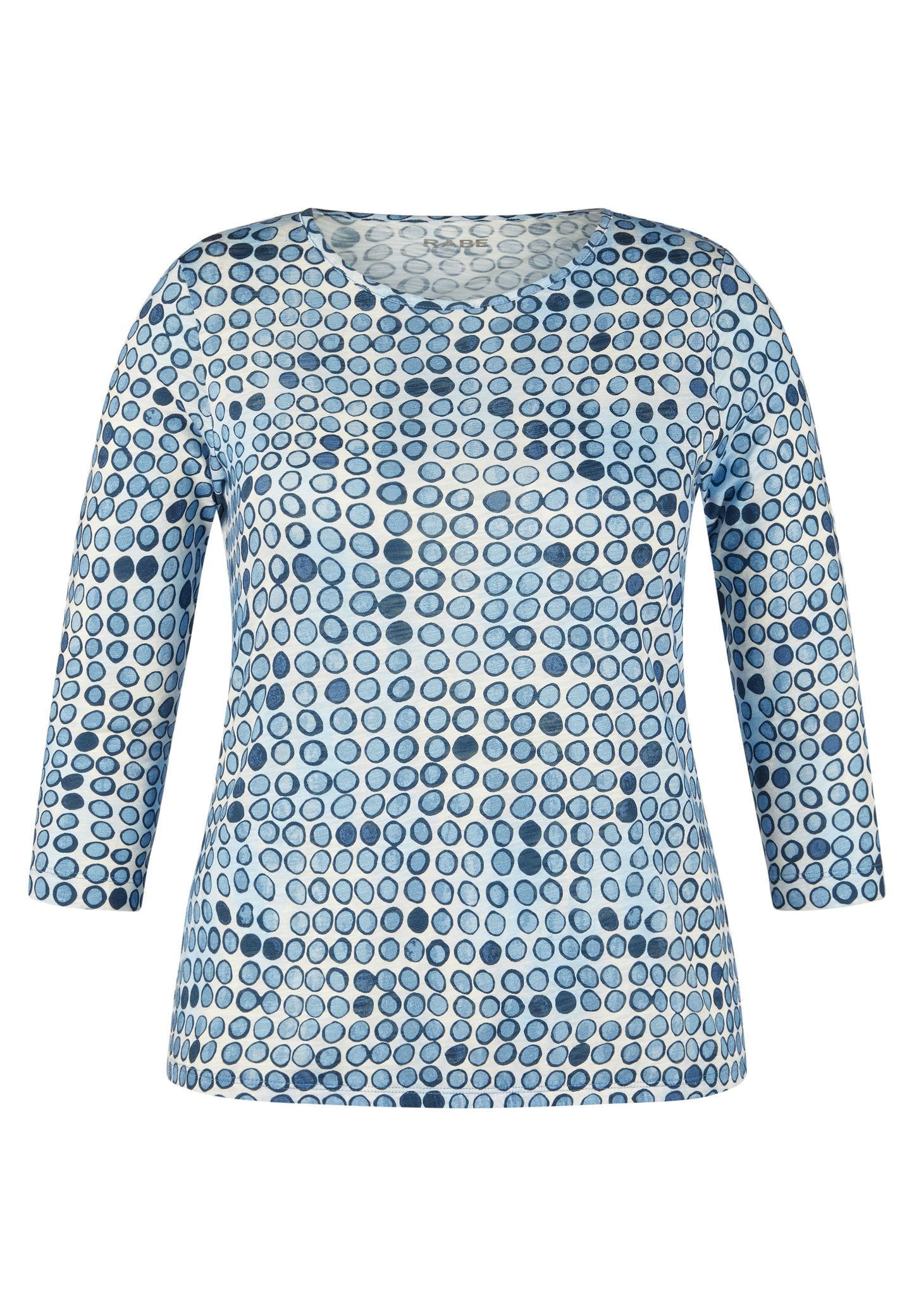 Rabe Blue Circle Print Top
