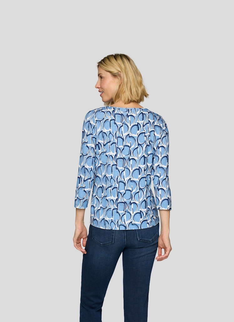 Rabe Blue Print Top