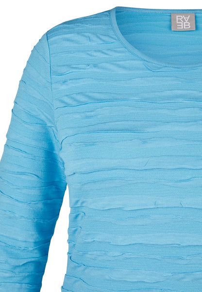 Rabe Turquoise Wrinkle Effect Top
