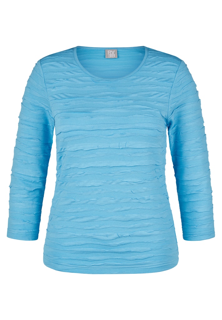 Rabe Turquoise Wrinkle Effect Top