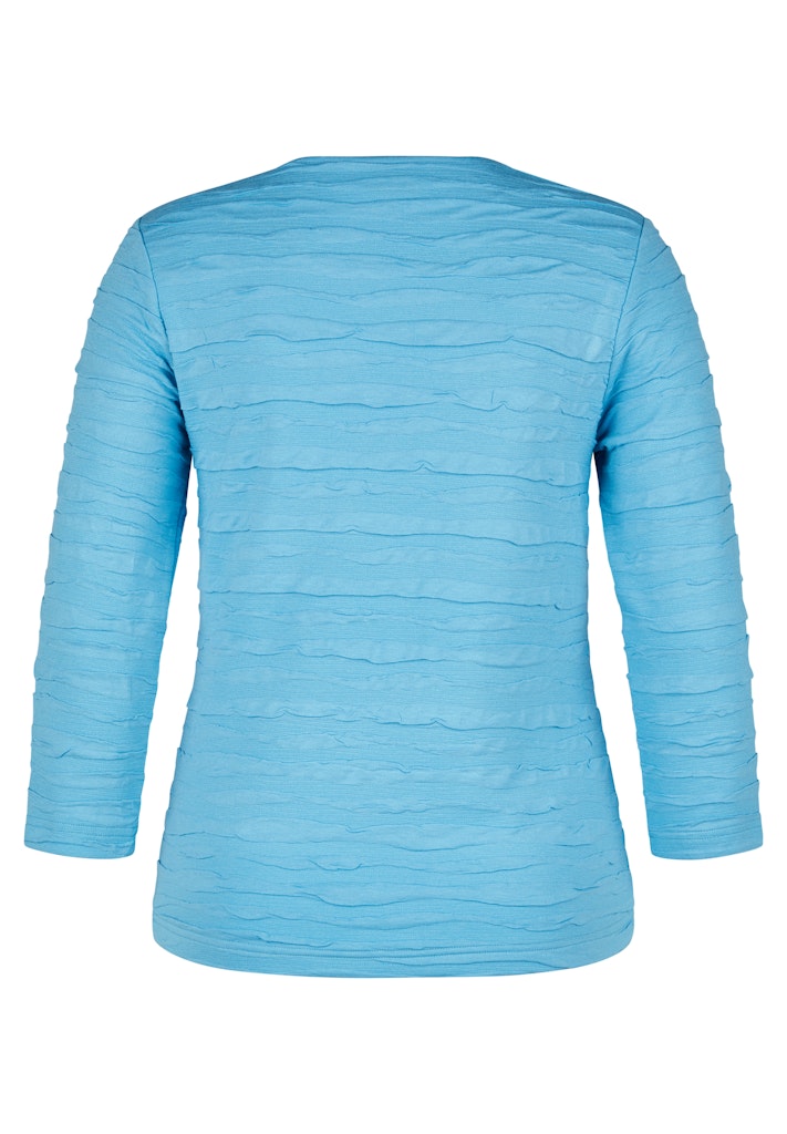 Rabe Turquoise Wrinkle Effect Top