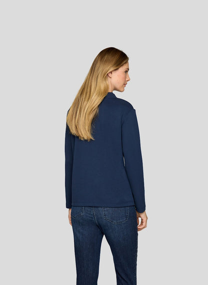 Rabe Navy and White Sweatshirt