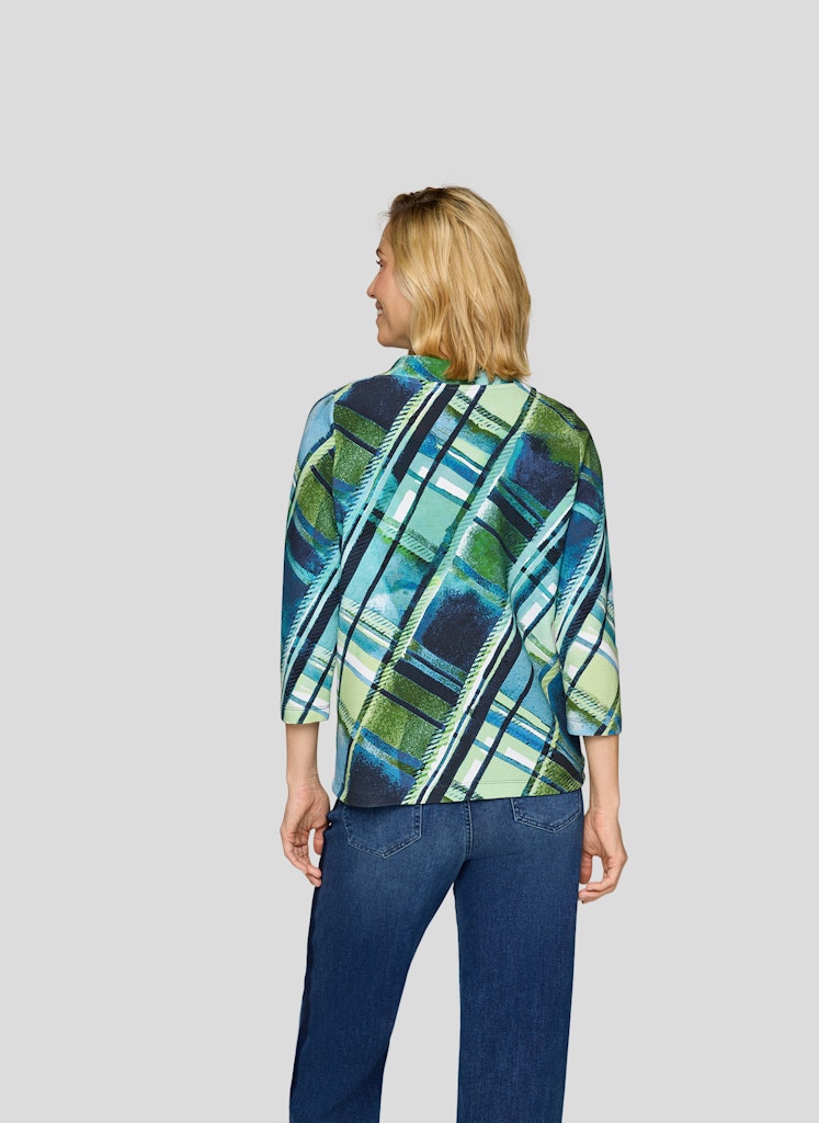 Rabe Green Check Top