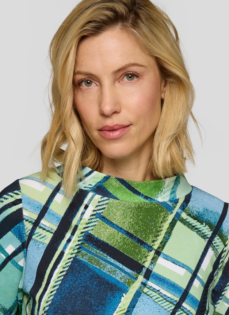 Rabe Green Check Top