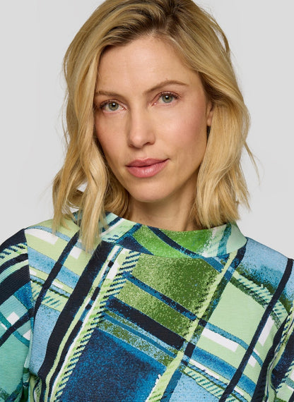 Rabe Green Check Top