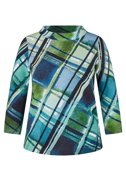 Rabe Green Check Top