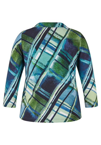 Rabe Green Check Top