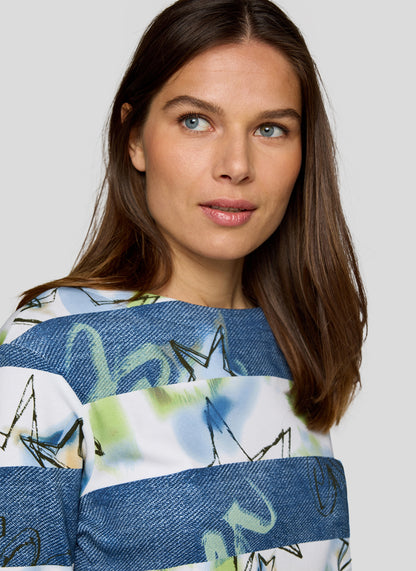Rabe Dark Blue Stars & Stripes Top