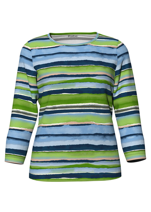 Rabe Green Striped Top