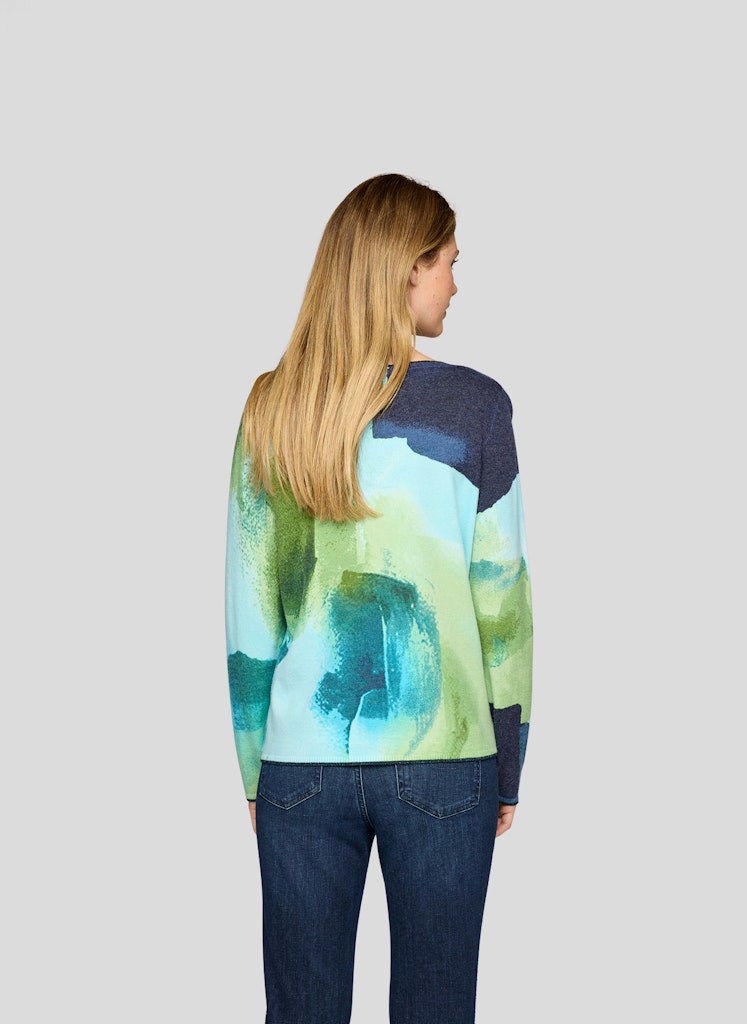 Rabe Green Mix Print Pullover
