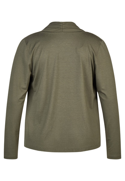 Rabe Khaki Edge to Edge Cardigan