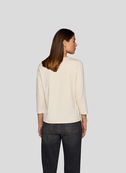 Rabe Cream Happy Print Top