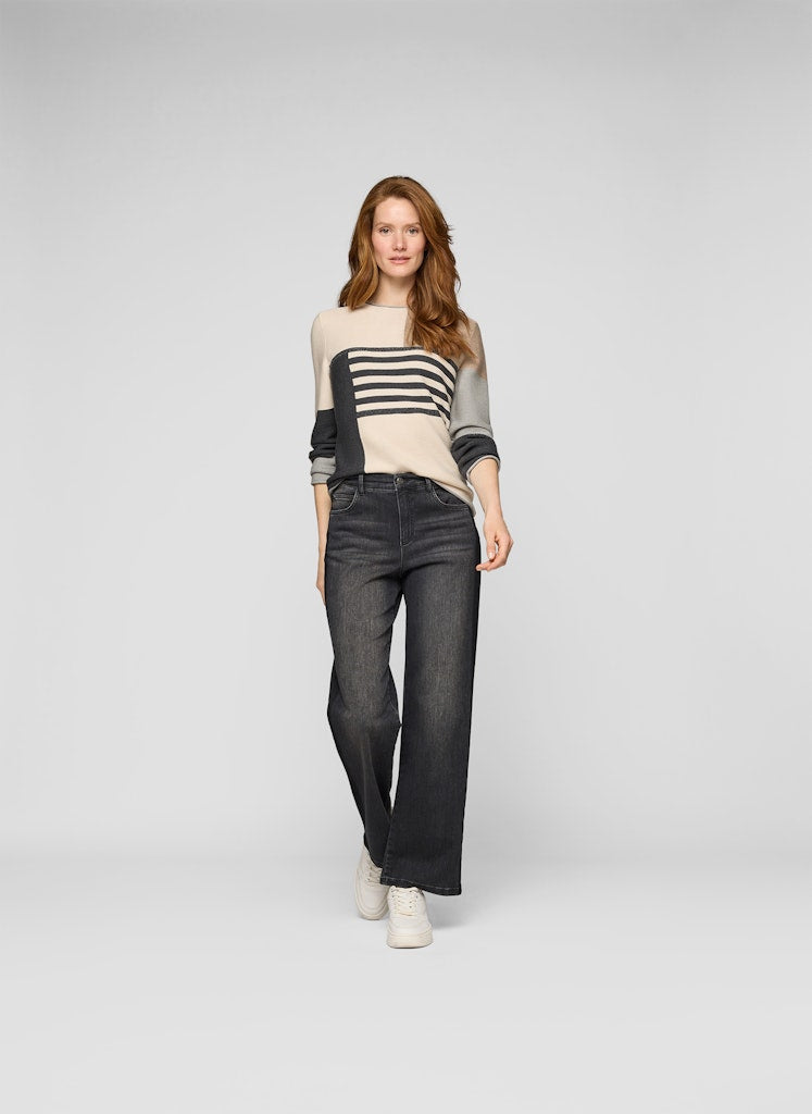 Rabe Neutral Structured Sweater