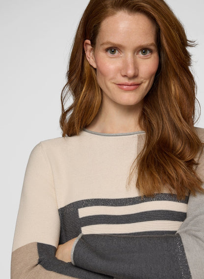 Rabe Neutral Structured Sweater