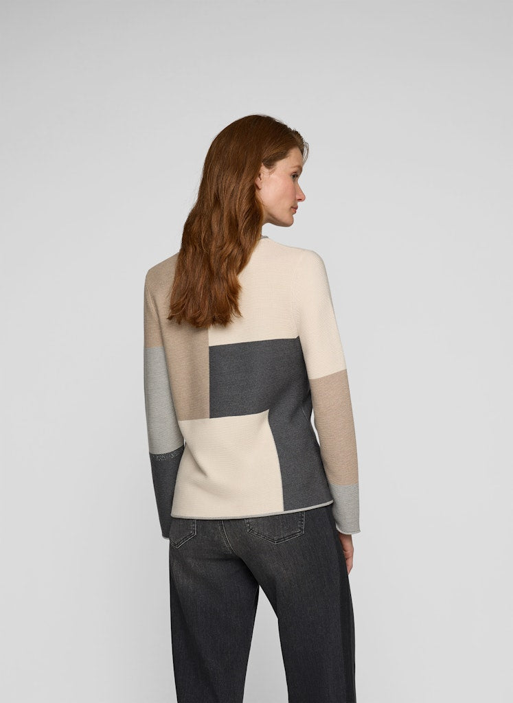 Rabe Neutral Structured Sweater