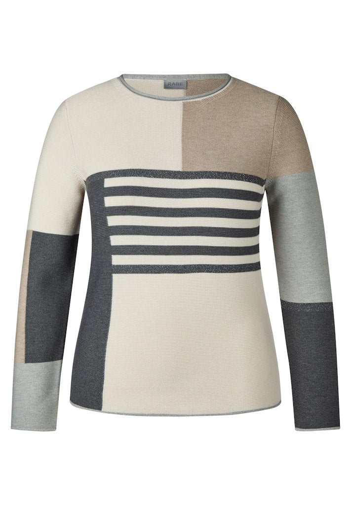 Rabe Neutral Structured Sweater