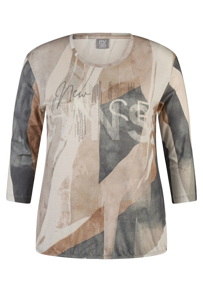 Rabe Neutral Print Top