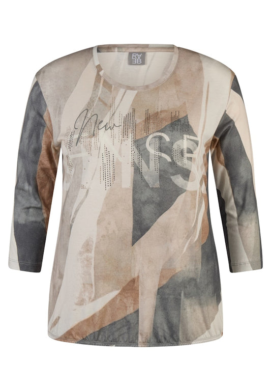 Rabe Neutral Print Top