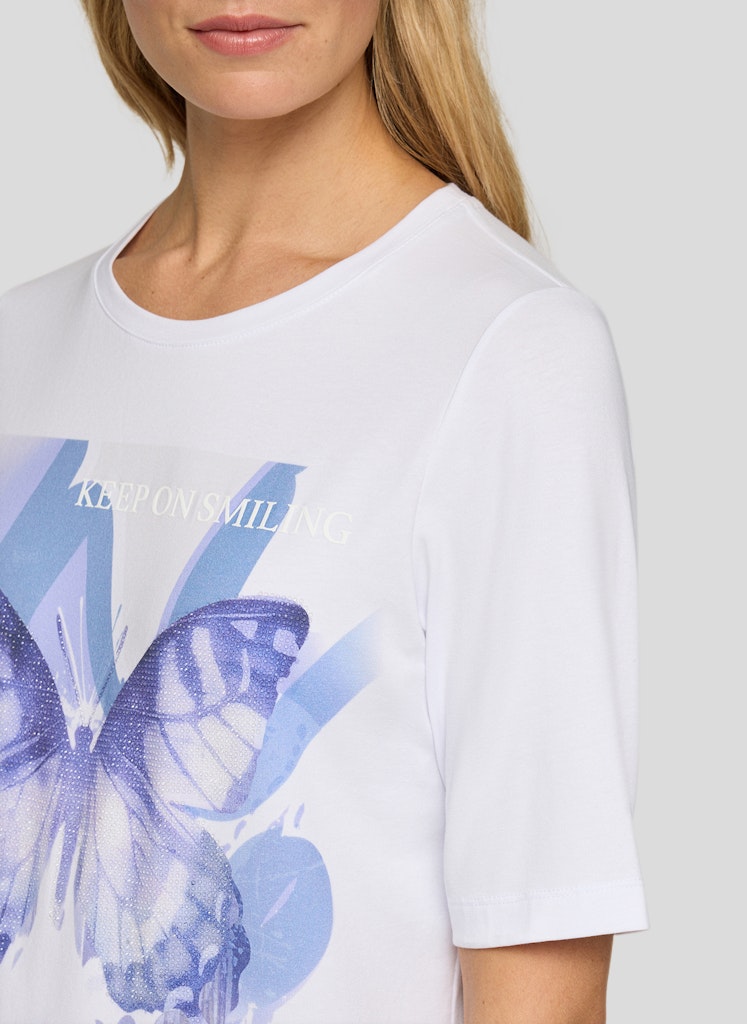 Rabe White Cotton Butterfly Top