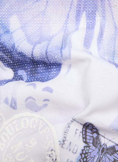 Rabe White Cotton Butterfly Top