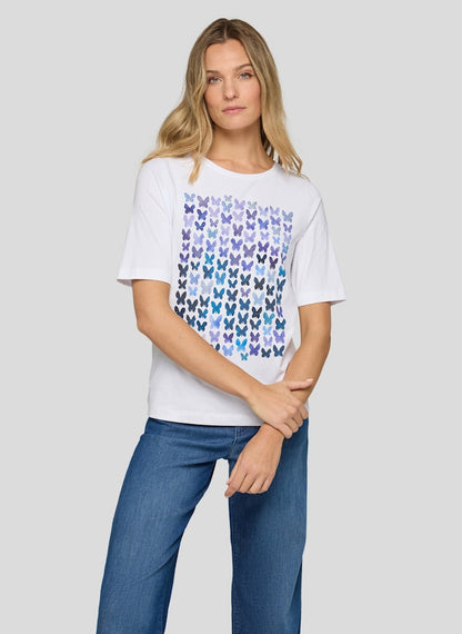 Rabe Sequined Butterflies Top