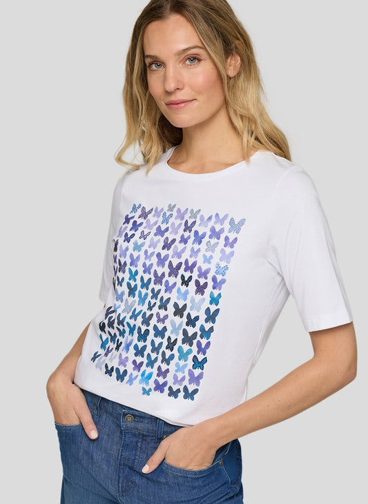 Rabe Sequined Butterflies Top