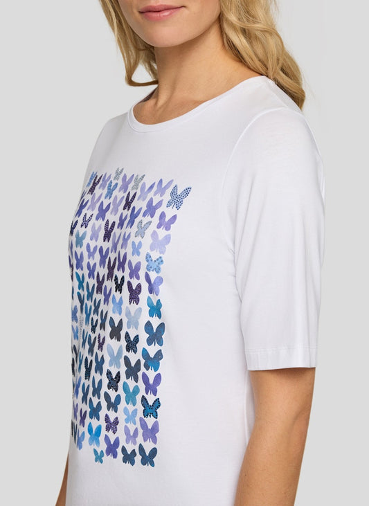 Rabe Sequined Butterflies Top