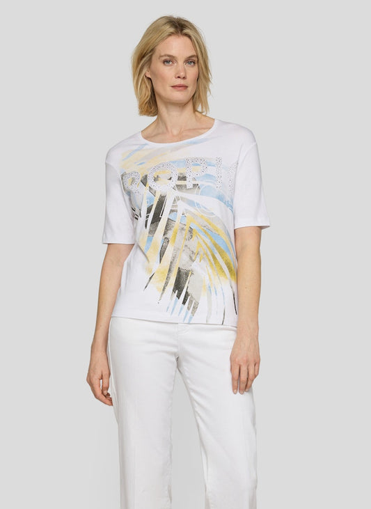 Rabe White Tropical T-shirt